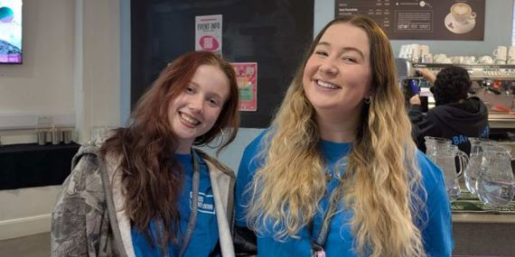 Smiling student ambassadors