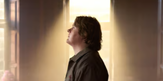Image: Lewis Capaldi Promotional image- in a field of flowers