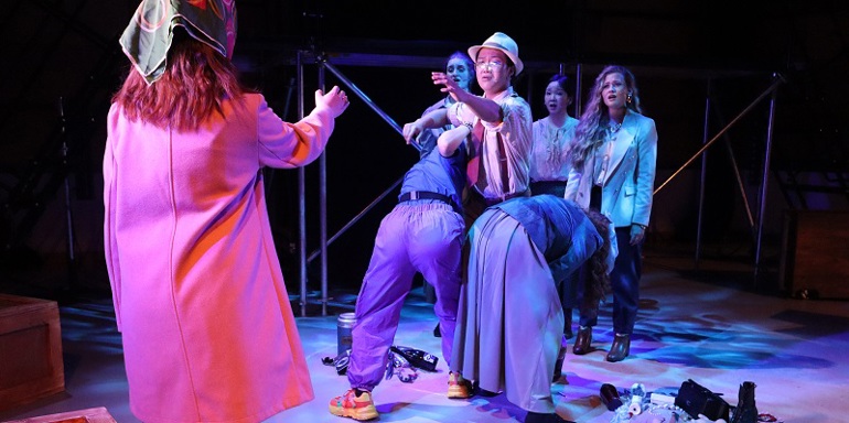 Image from production of Twenty Bridges at Leeds Theatre Festival 2025